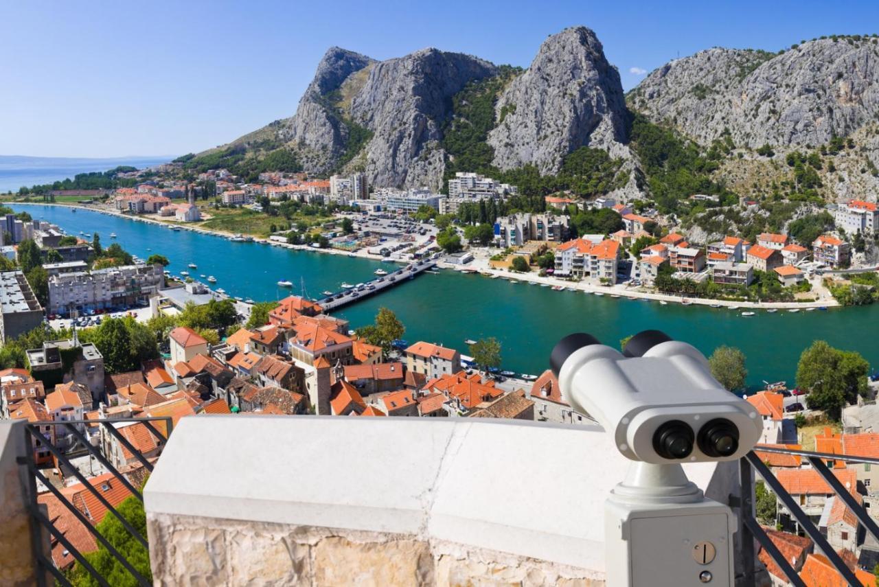Apartment In Omis With Sea View, Balcony, Air Conditioning, Wi-Fi 외부 사진
